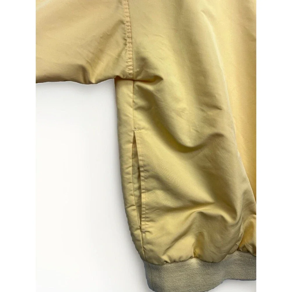 Cutter & Buck 90’s Mens XL‎ Yellow Pullover Windbreaker ClimaGuard Golf Jacket